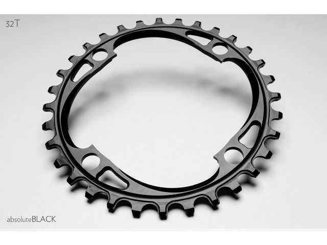 Absolute Black Kettingblad 32t rond bcd104 zwart - Sh32BK