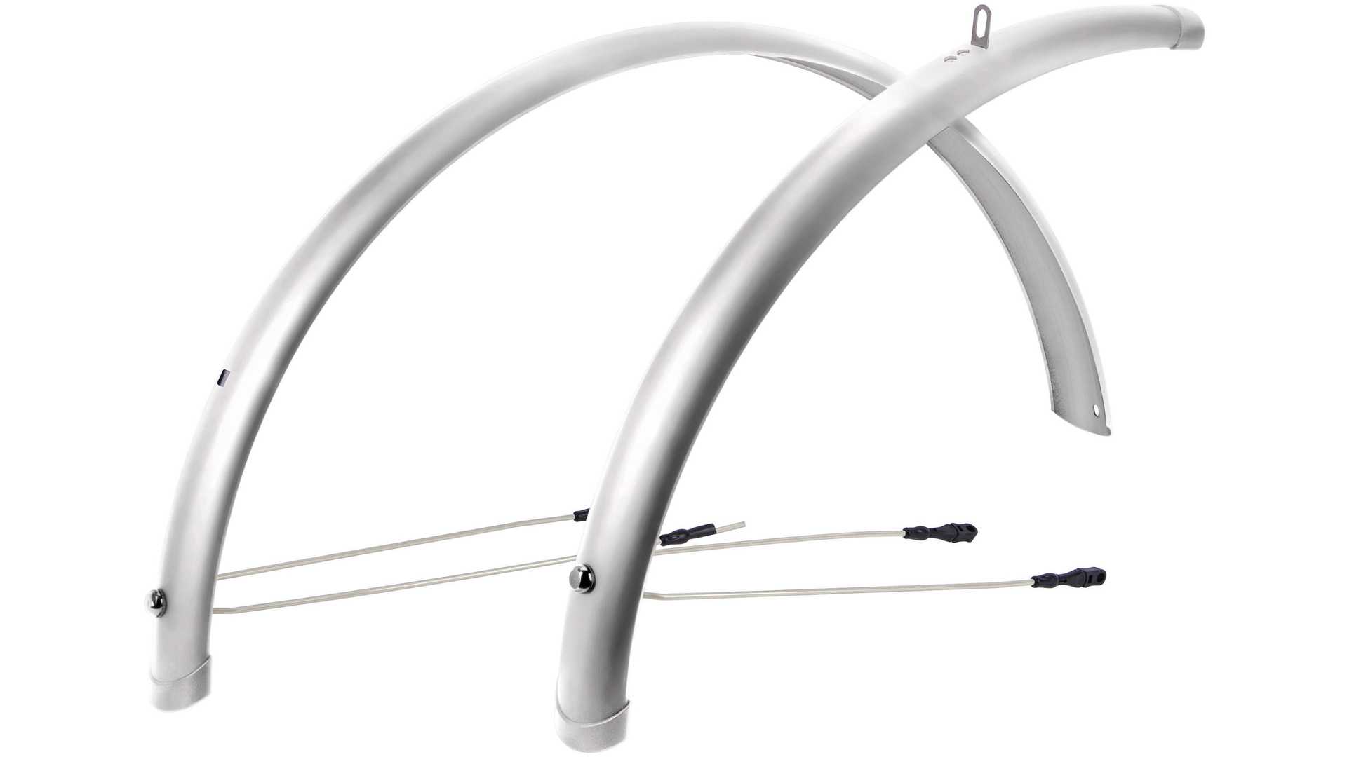 CONTEC Jeu de garde-boue splash protect 24" largeur de 54 mm argent brillant - 6619-5219