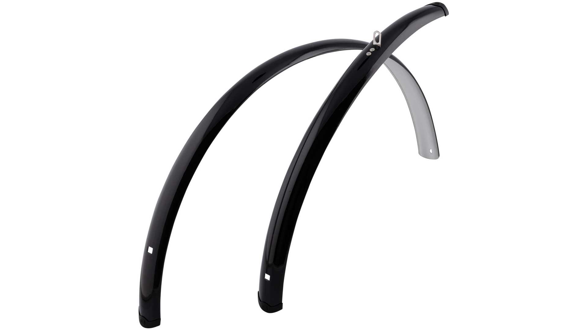 CONTEC Jeu de garde-boue splash protect 28" largeur de 48 mm noir brillant - 6619-5219