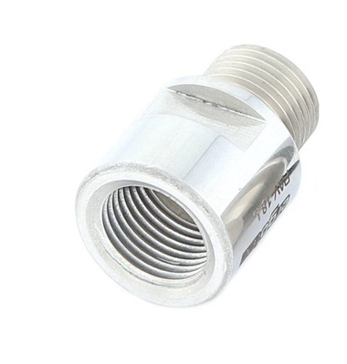 Ergotec Rallonge d'axe de pédale 18mm gauche argent - PAV-18-L-S