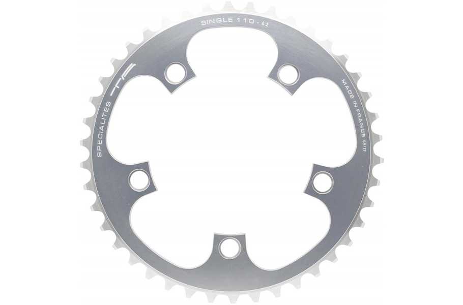 Specialites TA Kettingblad single bcd110 40t zilver tandem rohloff 5-arm - pl50110332-40