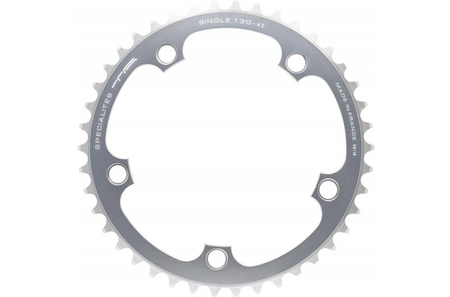 Specialites TA Kettingblad single bcd130 40t zilver tandem rohloff 5-arm - pl50130332-40