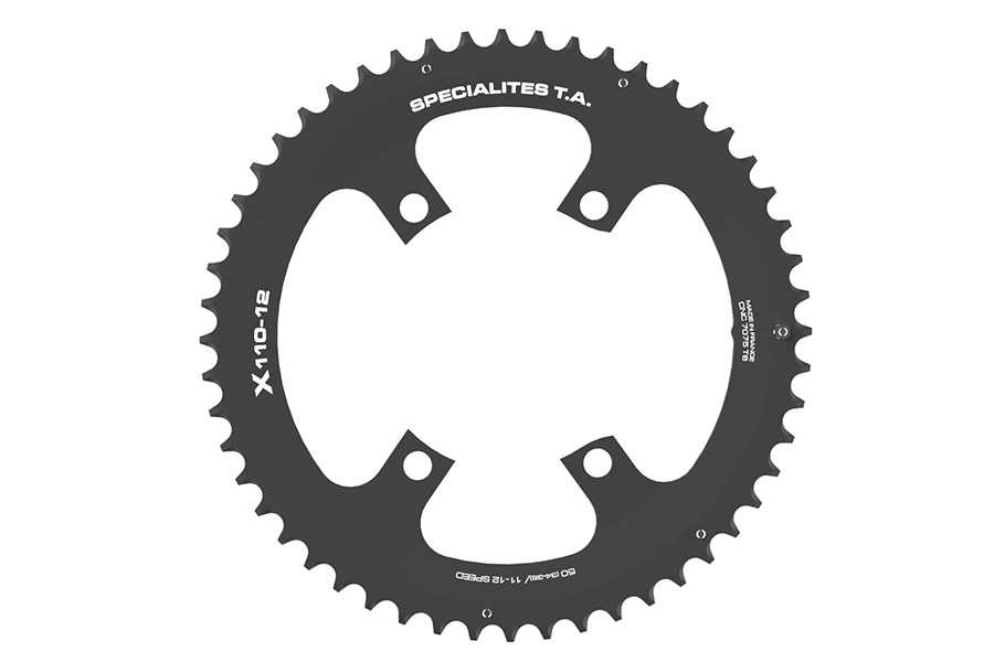 Kettenblatt x110 12sp bcd110 49t äußere schwarz Shimano R8100 9200 7100 - pl49110369-49