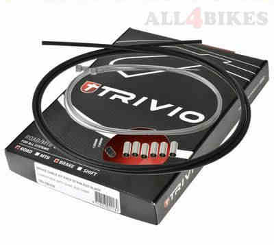 Trivio Kabelset compleet rem race rvs zwart - TRV-CB-019