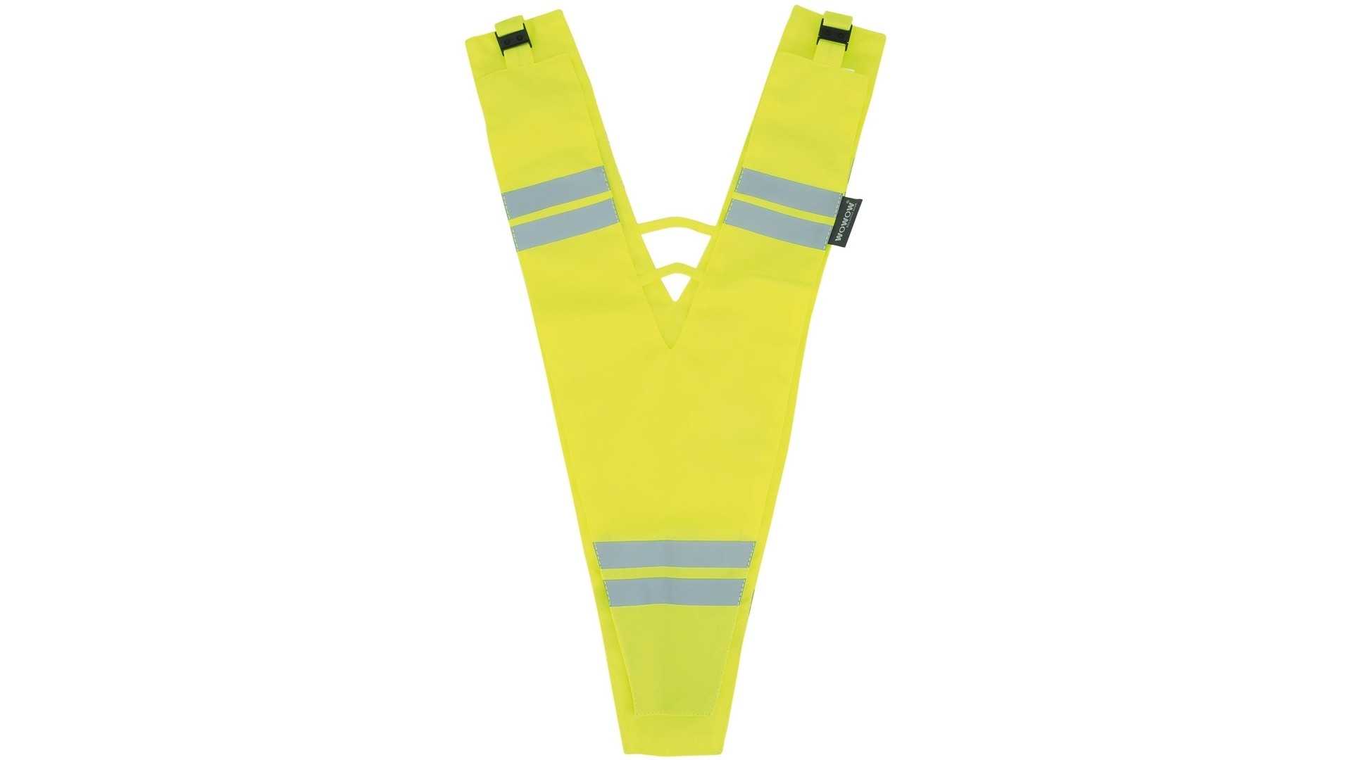 Wowow Safety collar textile fluorescent yellow - 010813